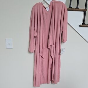 LuLaRoe Soft Pink Open Cardigan